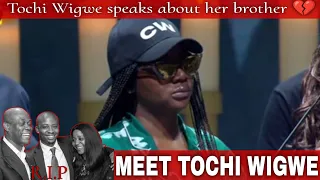 MEET TOCHI WIGWE. The first daughter of Late Herbert Wigwe Speaks about her brother Chizi.