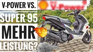 Was bringt V-Power beim Roller? | Testfahrt | Vergleich