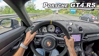 Living with the Porsche GT4 RS - 9,000 RPM Morning Commute  (POV Binaural Audio)