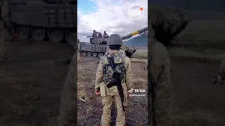Українська піхота зустрічає танк ЗСУ