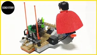 LEGO Batman Vs Superman : CLASH OF HEROES 76044 Speed Build | BrickStory Stop Motion