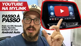 YOUTUBE NA MYLINK TRACKER 2021 / 2023 | PASSO À PASSO | RODA EM QUALQUER ANDROID AUTO| MAIO/2023