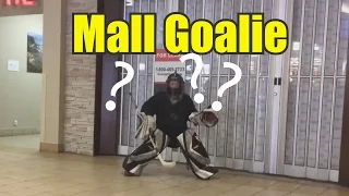 Full Goalie Gear in the Food Court???