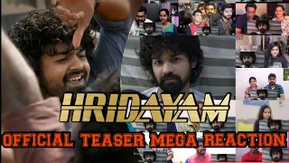 HRIDHAYAM official TEASER MEGA REACTION || VINEETH SREENIVASAN ||PRANAV MOHANLAL || KALYANI ||CR4K