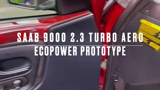 Présentation de la SAAB 9000 2.3 Turbo Aero Ecopower Prototype