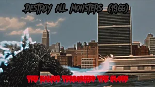 Destroy all monsters  (1968)   The kaijus terrorized the globe   (Japanese version)