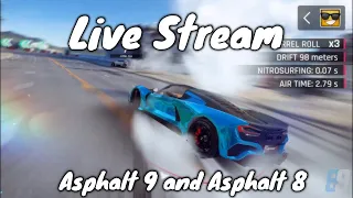 Asphalt 9 Live Stream Multiplayer + Other Games !