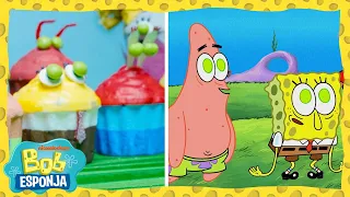 Bob Esponja | "Amigos Selvagens" reinterpretado na vida real! | Bob Esponja em Português