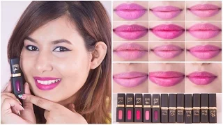 L'Oréal Paris La Vie En Rose by Color Riche Lipstick Swatches | Sonal Sagaraya