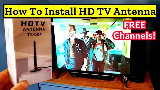 How To Add Install Setup 4K HD TV Antenna for FREE Live Local Channels on Samsung Smart TV! 📺