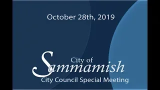 October 28th, 2019 - City Council Meeting