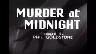 Whodunit Crime Mystery Movie - Murder At Midnight (1931)