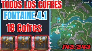 🌟TODOS LOS COFRES DE FONTAINE🌟| PARTE 7 | VERSION 4.1 | Genshin impact