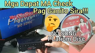 How to repair No Song  Platinum Jr.  Disc