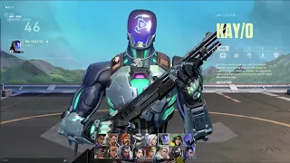 KAY/O AGENT SELECT ANIMATION & BATTLEPASS SKINS