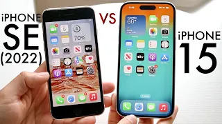 iPhone 15 Vs iPhone SE (2022)! (Comparison) (Review)