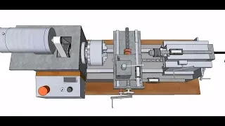 Building a lathe from industrial scrap