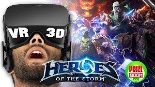 Forged by Fire: HEROES OF THE STORM - Hero Trailer - VR Google Cardboard 3D SBS 1080p PS4