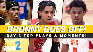 Bronny James, Emoni Bates, Jalen Duren & More! 🔥 Peach Jam Day 3 Was A Movie! 🎬