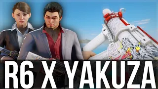NEW Yakuza x R6 Crossover Full In Game Review! (Skins, Weapons, Charms + More!)