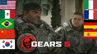 Gears of War 5 - Voice / Performance Comparison | 9 Languages