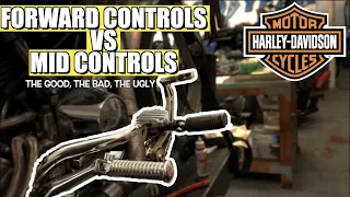 Mid Controls VS Forward Controls on a Harley Davidson FXR/Dyna