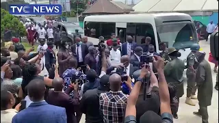 (WATCH) Moment Vice President Osinbajo Arrives In Port Harcourt