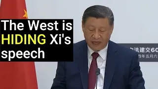 Western media is hiding Xi's latest speech | Why??
