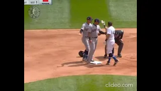 benches clearing brawl between chicago white sox and the cleveland indians