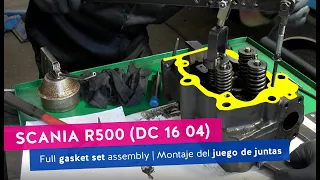 SCANIA R500 DC 16 04 - Full gasket set assembly | Montaje juego completo de juntas