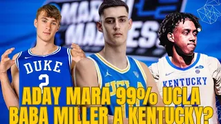 ADAY MARA 99% EN UCLA BABA MILLER A KENTUCKY ? - PORTAL TRANSFER NCAA TODAS LAS NOTICIAS