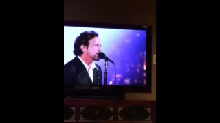 Eddie Vedder on Letterman