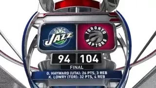 Utah Jazz vs Toronto Raptors - March 2, 2016