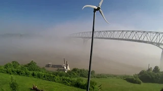 Toxic Chemical Fire Rochester PA Beaver County 7/12/19 in 12 hours Time Lapse