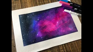 Art Challenge: Galaxy Marker Art!