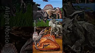 #jurassicpark #jurassicworld  #short #spinosaurus spino do jp3 e spino do jwcc Vs Dinos