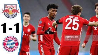 Kingsley Coman Goal Red Bull Salzburg vs Bayern Munich 1-1 All Highlights  16.02.2022 HD