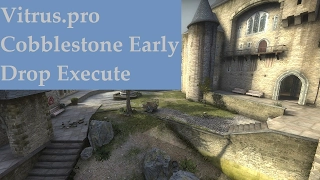 CSGO Pro Strats: Vitrus.pro Cobblestone Early Drop Execute