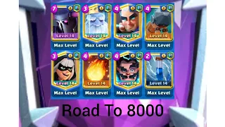 Road To 8000 With Pekka Bridge Spam Against Hard matchups!🏹🔥 #1