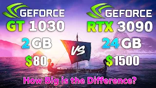 GT 1030 2GB vs RTX 3090 24GB (How Big is the Difference?)