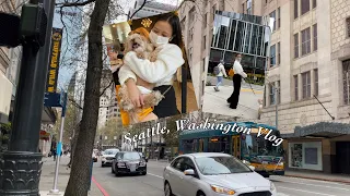 seattle, washington vlog | walkw/me, best’view, coldweather&shopping