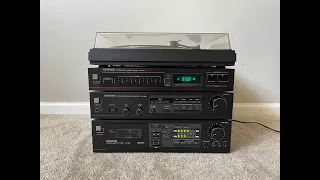 Kenwood Home Stereo Audio System - KX-32B Deck, KT-42B Tuner, KA-32B Amplifier and KD-12RB Turntable