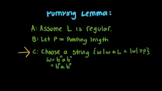 Pumping Lemma (Regular) Example