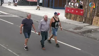 Tourada no Bairro da Terra-Chã, ilha Terceira. Toiros de HF, 25.07.2022