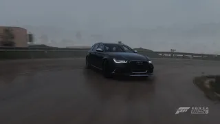 Audi RS6 Avant in Heavy Rain - Forza Horizon 5