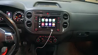 Install Android Auto / CarPlay & rear view camera RCD510 Tiguan 5N