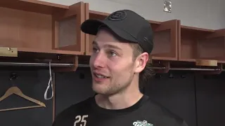 Brandon Carlo on Linus Ullmark, Matt Tkachuk Skirmish  "Linus can beat up anyone"