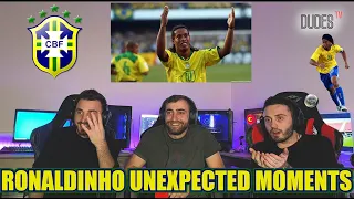 RONALDINHO | 14 RIDICULOUS TRICKS THAT NO ONE EXPECTED!! PHENOMENAL! | FIRST TIME REACTION