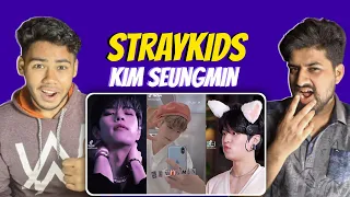 Reaction To Straykid kim seungmin BEST tiktok edits compilation 2022 !