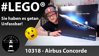 Gigantischer Absturz oder gewaltiger Überflieger? Komplett bedruckt! - LEGO® icons 10318 Concorde